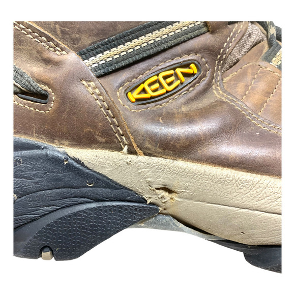Keen Targhee II Mid Hiking Boots Men\'s Sz 13 W Wide Shitake/Brindle 1012126 READ main image 12